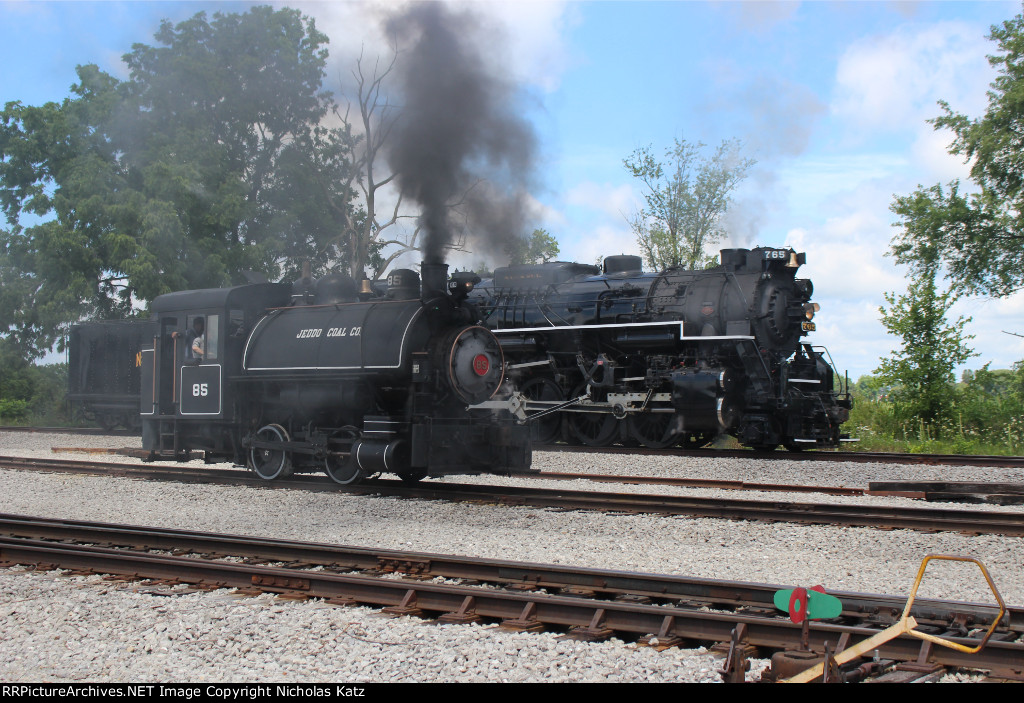 Jeddo Coal #85 & NKP 765